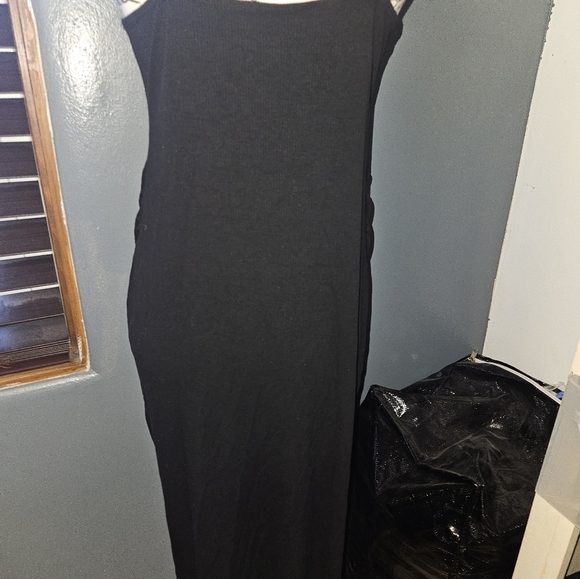 Shein Juniors Black Spaghetti Strap Bodycon Dress Size Xl (12) - Picture 7 of 10